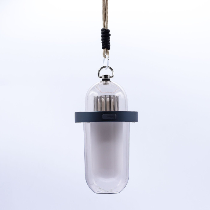 Lampe d'extérieur à effet flamme - Blanc, rechargeable par USB-C - Multicolore