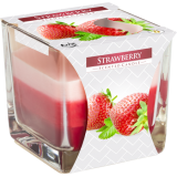Bougie en pot arc-en-ciel - Fraise