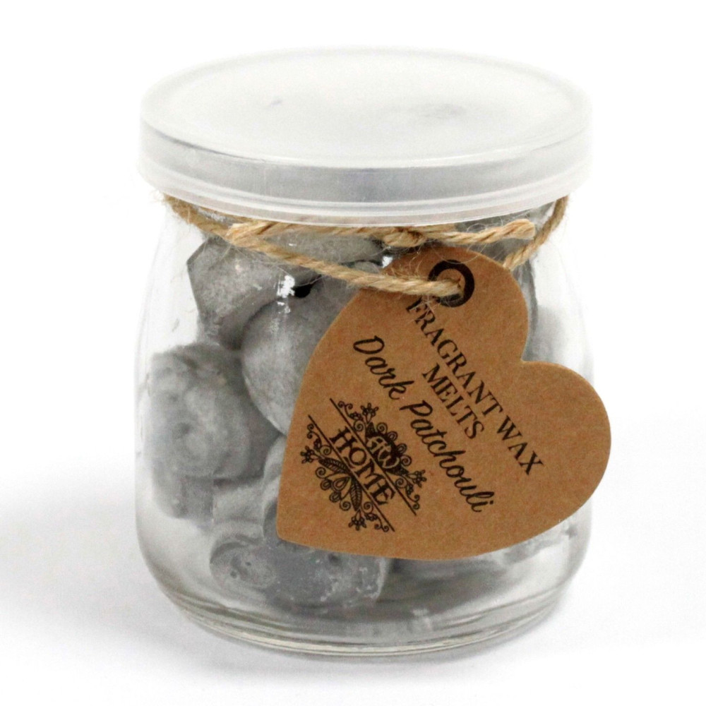 Pot de fondants à la cire de soja - Patchouli foncé