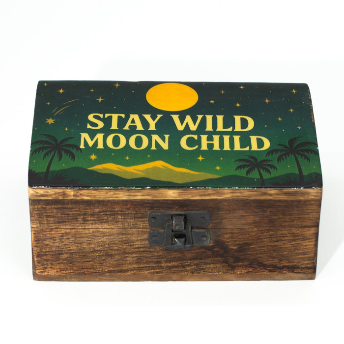 Boîte émaillée moyenne - Stay Wild Moon Child