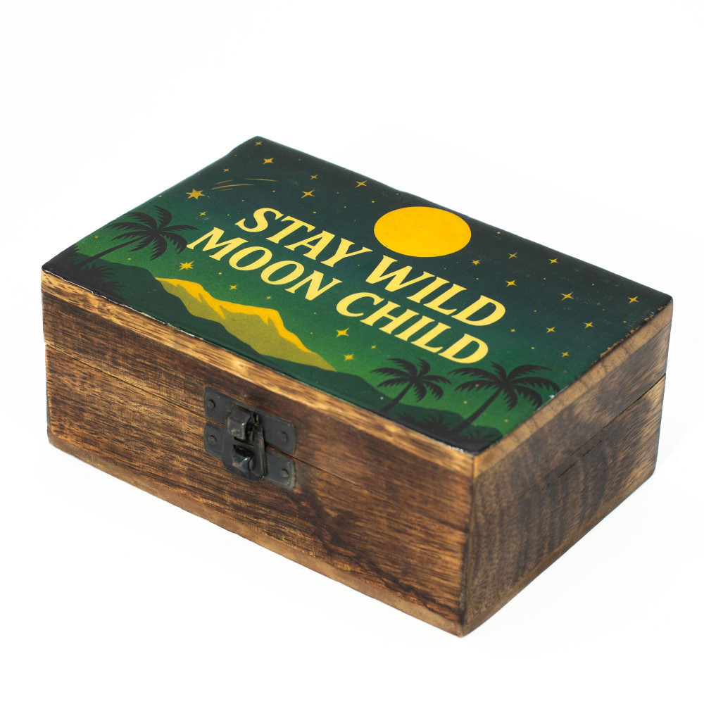 Boîte émaillée moyenne - Stay Wild Moon Child
