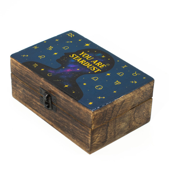 Boîte émaillée moyenne - Tu es poussière d'étoiles