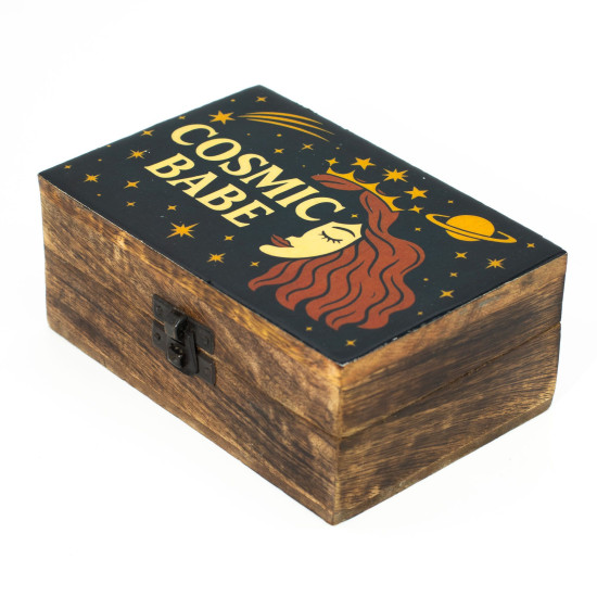 Boîte émaillée moyenne - Bébé cosmique