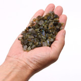 Éclats de labradorite en vrac - 1 kg