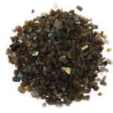 Éclats de labradorite en vrac - 1 kg