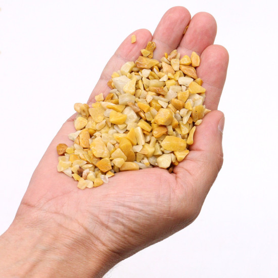 Éclats de quartz doré en vrac - 1 kg