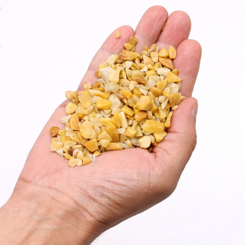 Éclats de quartz doré en vrac - 1 kg