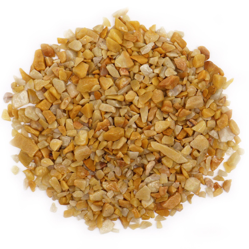 Éclats de quartz doré en vrac - 1 kg