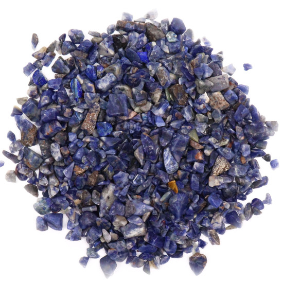 Éclats de sodalite en vrac - 1 kg