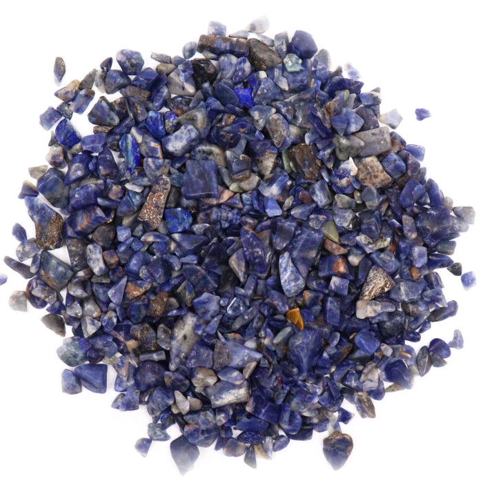 Éclats de sodalite en vrac - 1 kg
