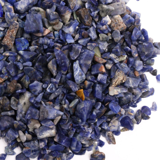 Éclats de sodalite en vrac - 1 kg
