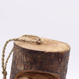 Visage de tronc d'arbre - Nichoir - Vieil homme grincheux