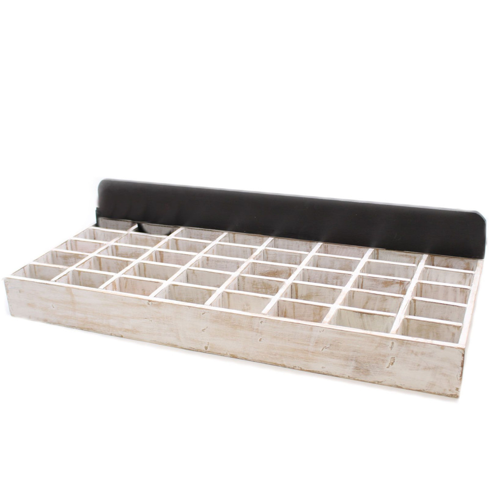 Présentoir à plateaux pour quarante boîtes