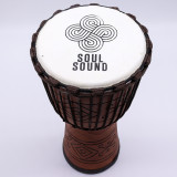 Grand djembé professionnel - Son Soul (grave) - 50 cm (22 cm de diamètre)