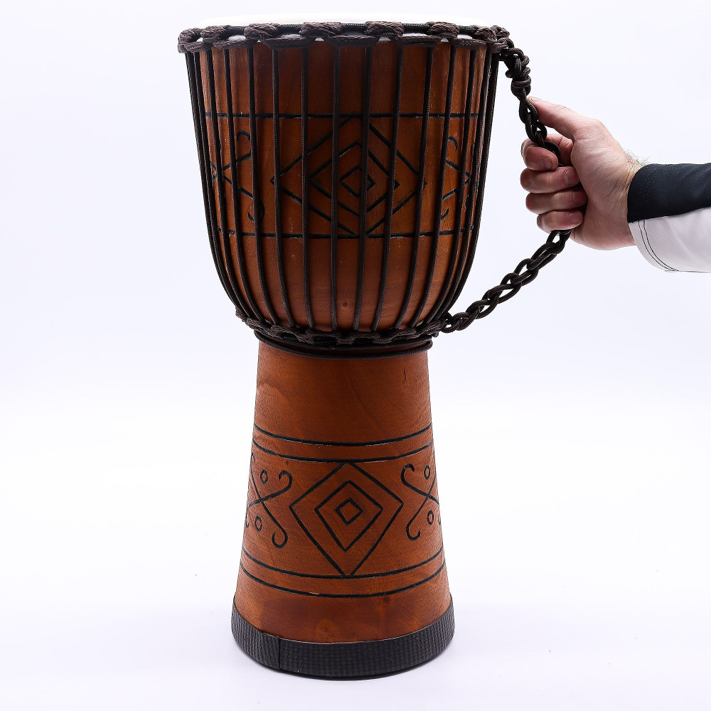 Grand djembé professionnel - Son Soul (grave) - 50 cm (22 cm de diamètre)