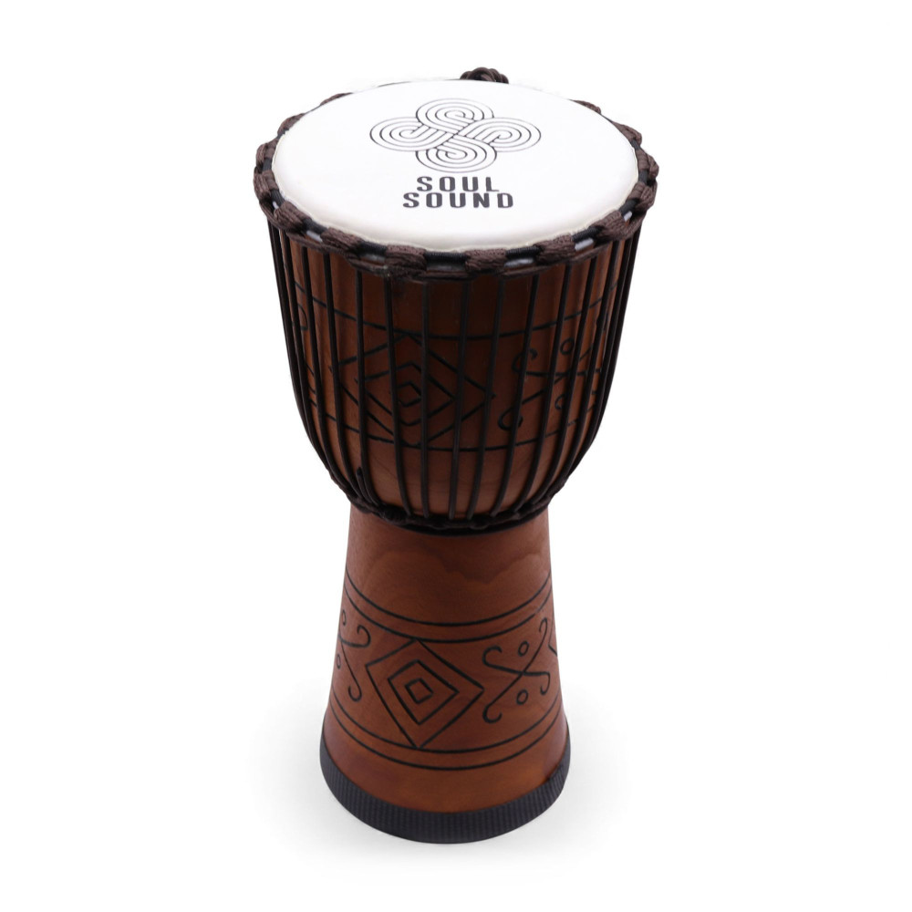 Grand djembé professionnel - Son Soul (grave) - 50 cm (22 cm de diamètre)