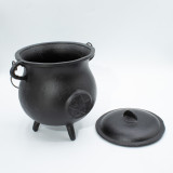 Chaudron extra large en fonte avec pentagone 23x18cm (au moins 4kg)