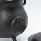 Chaudron extra large en fonte avec pentagone 23x18cm (au moins 4kg)