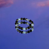 Bague et ensemble de pierres précieuses Esprit Nymphe - Pleine Lune