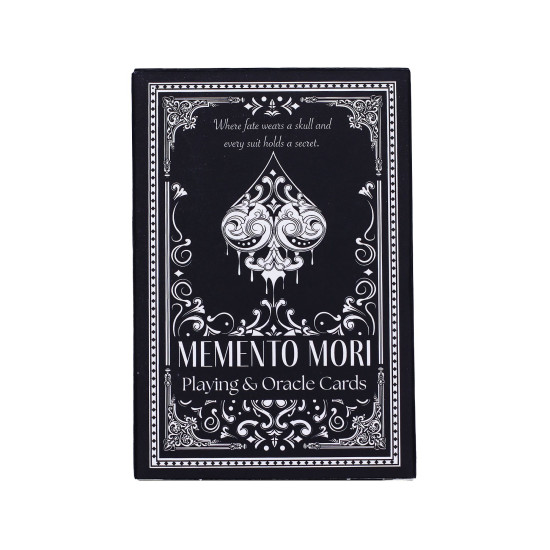 Cartes à jouer et oracles gothiques Memento Mori