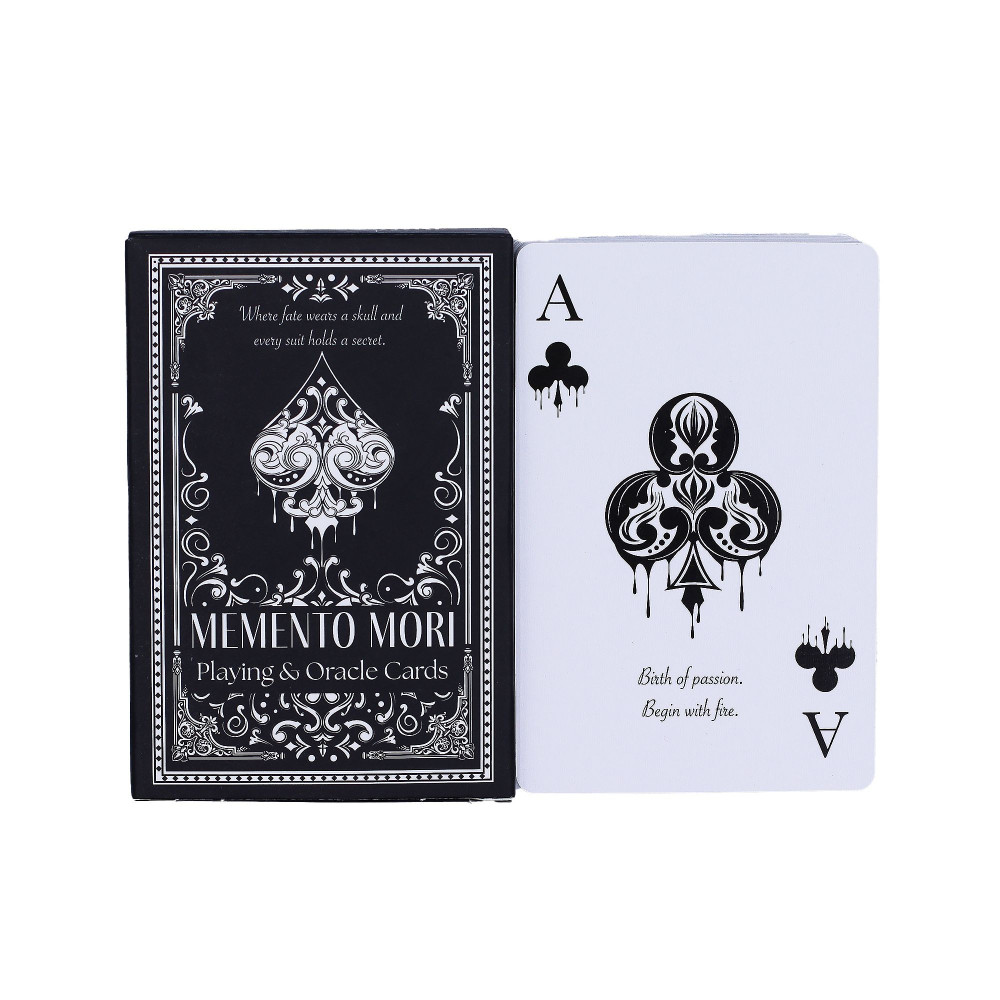 Cartes à jouer et oracles gothiques Memento Mori