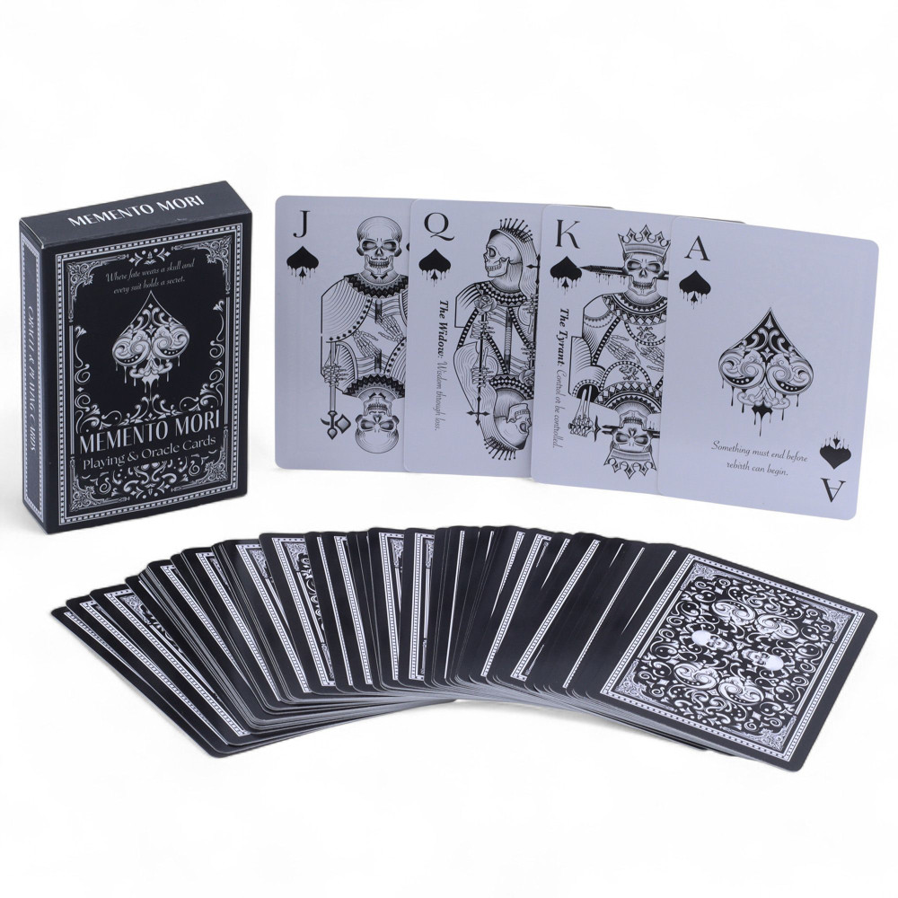 Cartes à jouer et oracles gothiques Memento Mori