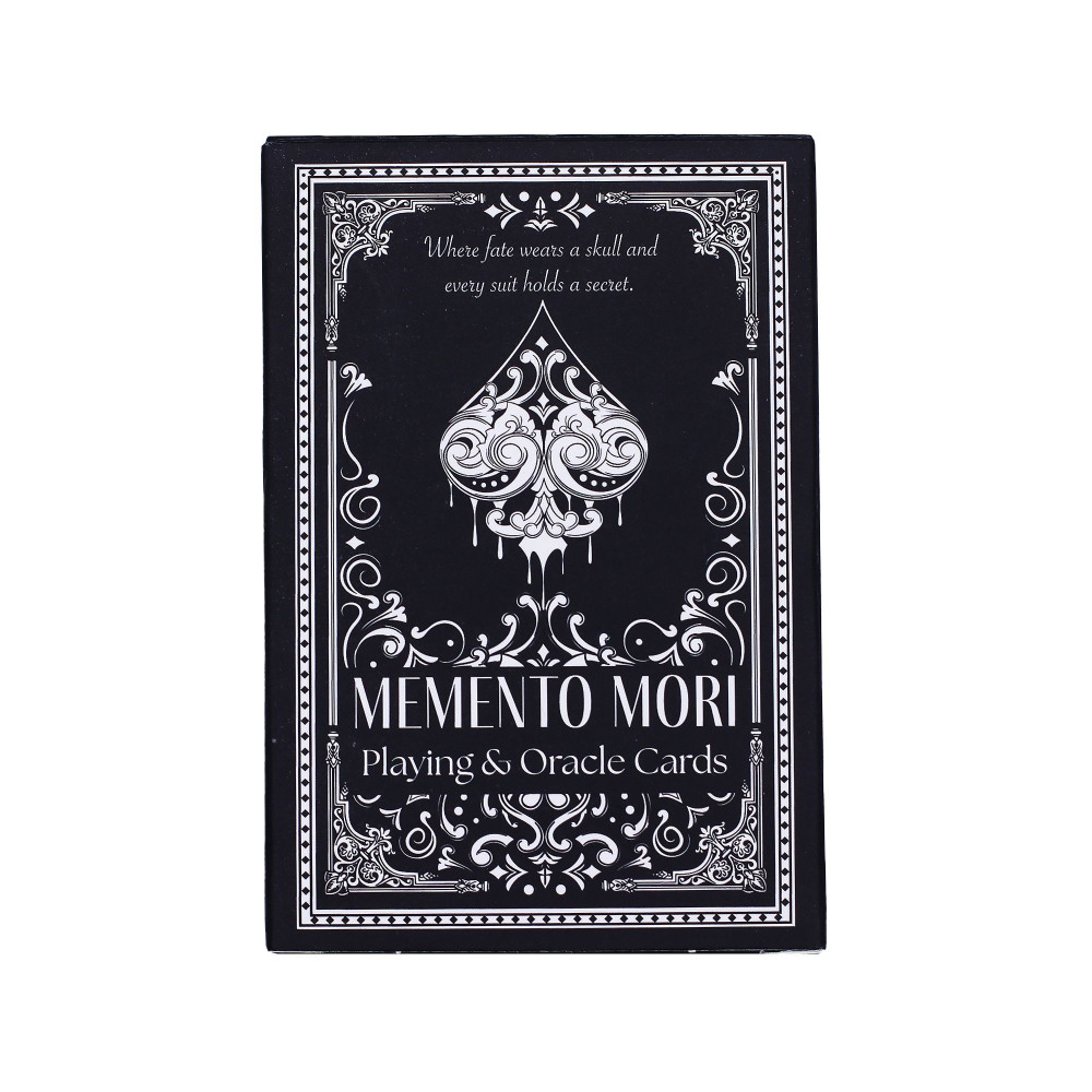 Cartes à jouer et oracles gothiques Memento Mori