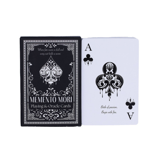 Cartes à jouer et oracles gothiques Memento Mori
