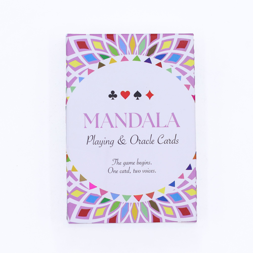 Cartes à jouer Mandala et Oracle - Symétrie Kaléidoscope