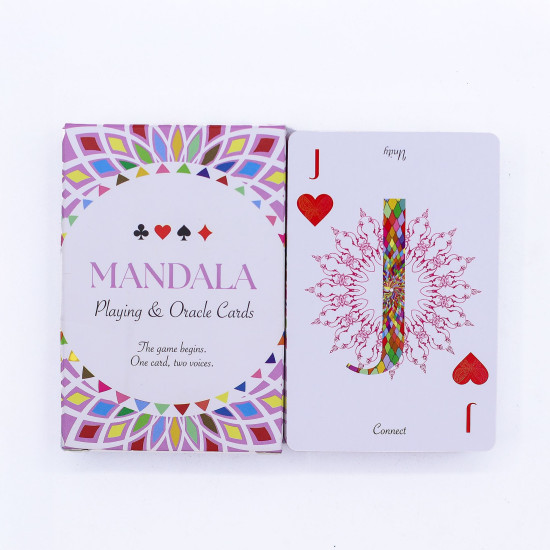 Cartes à jouer Mandala et Oracle - Symétrie Kaléidoscope