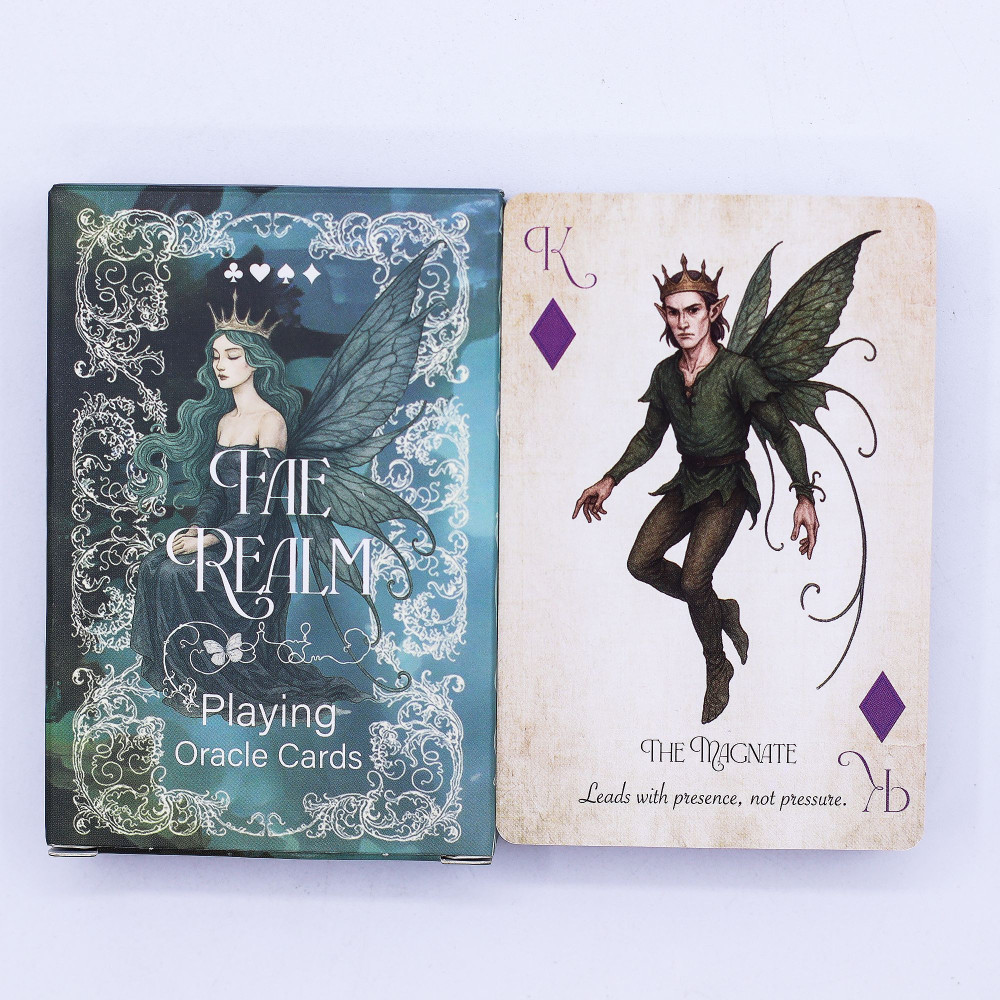 Cartes à jouer et oracles du Royaume des Fées - Thème féerique