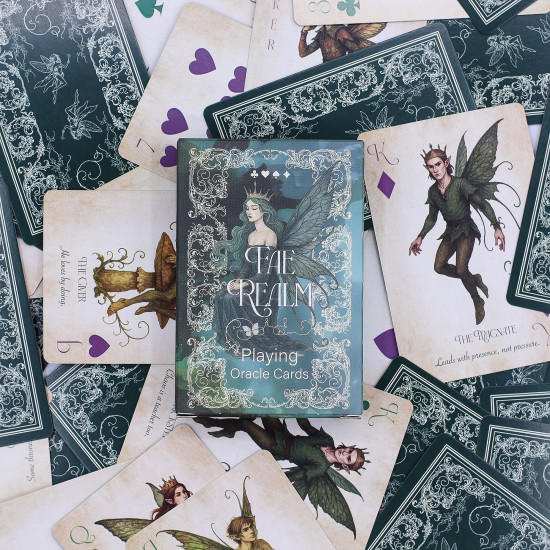 Cartes à jouer et oracles du Royaume des Fées - Thème féerique