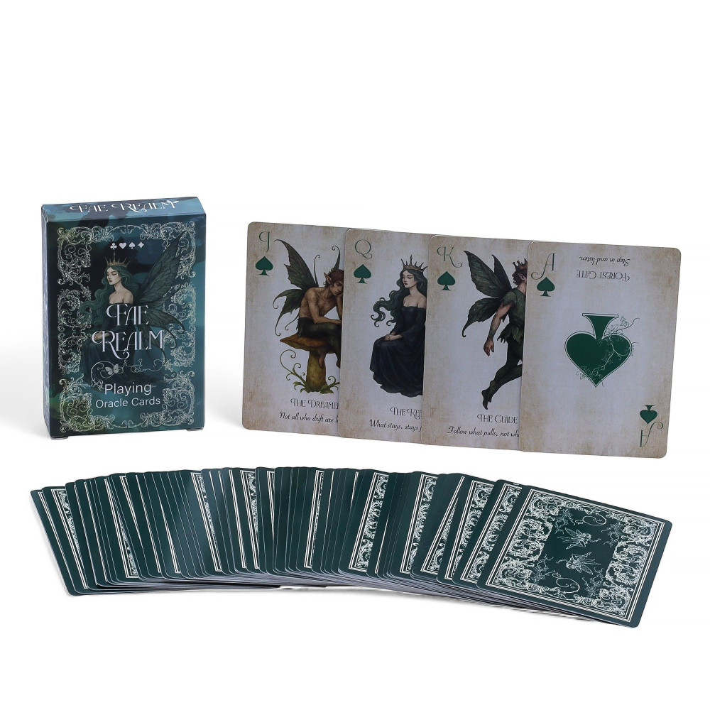 Cartes à jouer et oracles du Royaume des Fées - Thème féerique