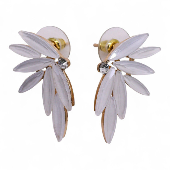 Perles - Verre vintage - Fées - Boucles d'oreilles
