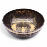 Bol vibrant géant gravé sur pied - 50 x 20 cm (10,7 kg)