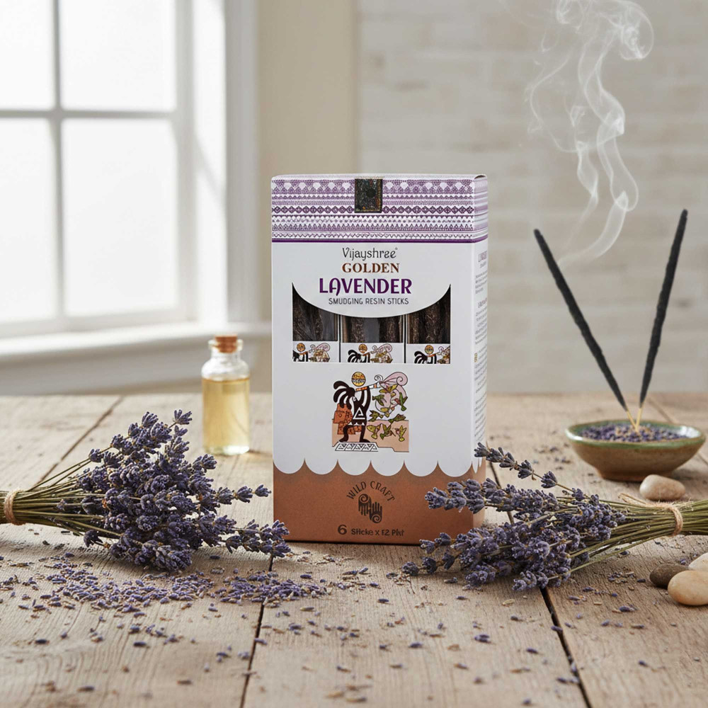 Bâtonnets de résine de lavande dorée pour la purification - 30 g