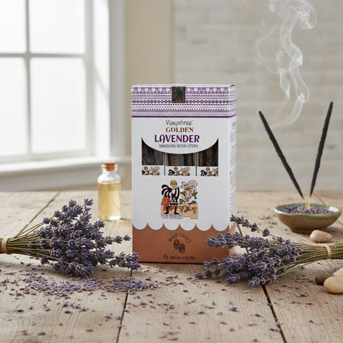 Bâtonnets de résine de lavande dorée pour la purification - 30 g