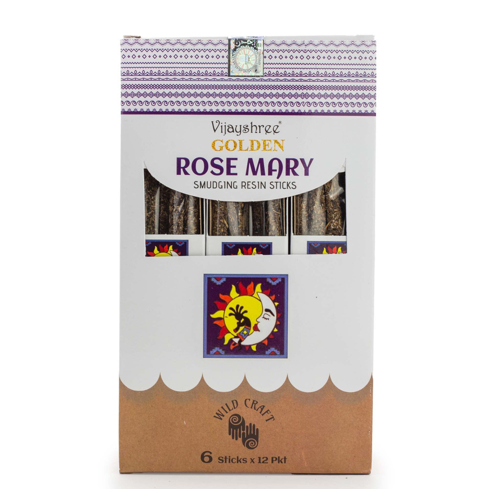 Bâtonnets de résine de purification Rose Marie dorée - 30 g