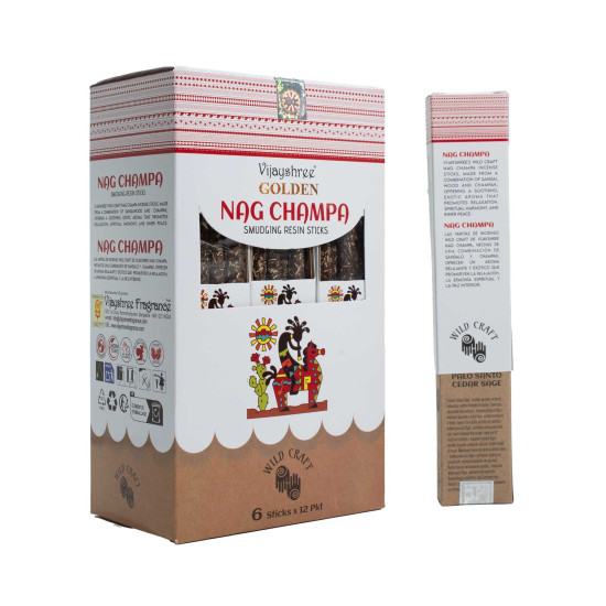 Bâtons de résine de maculage Golden Nag Champa - 30 g