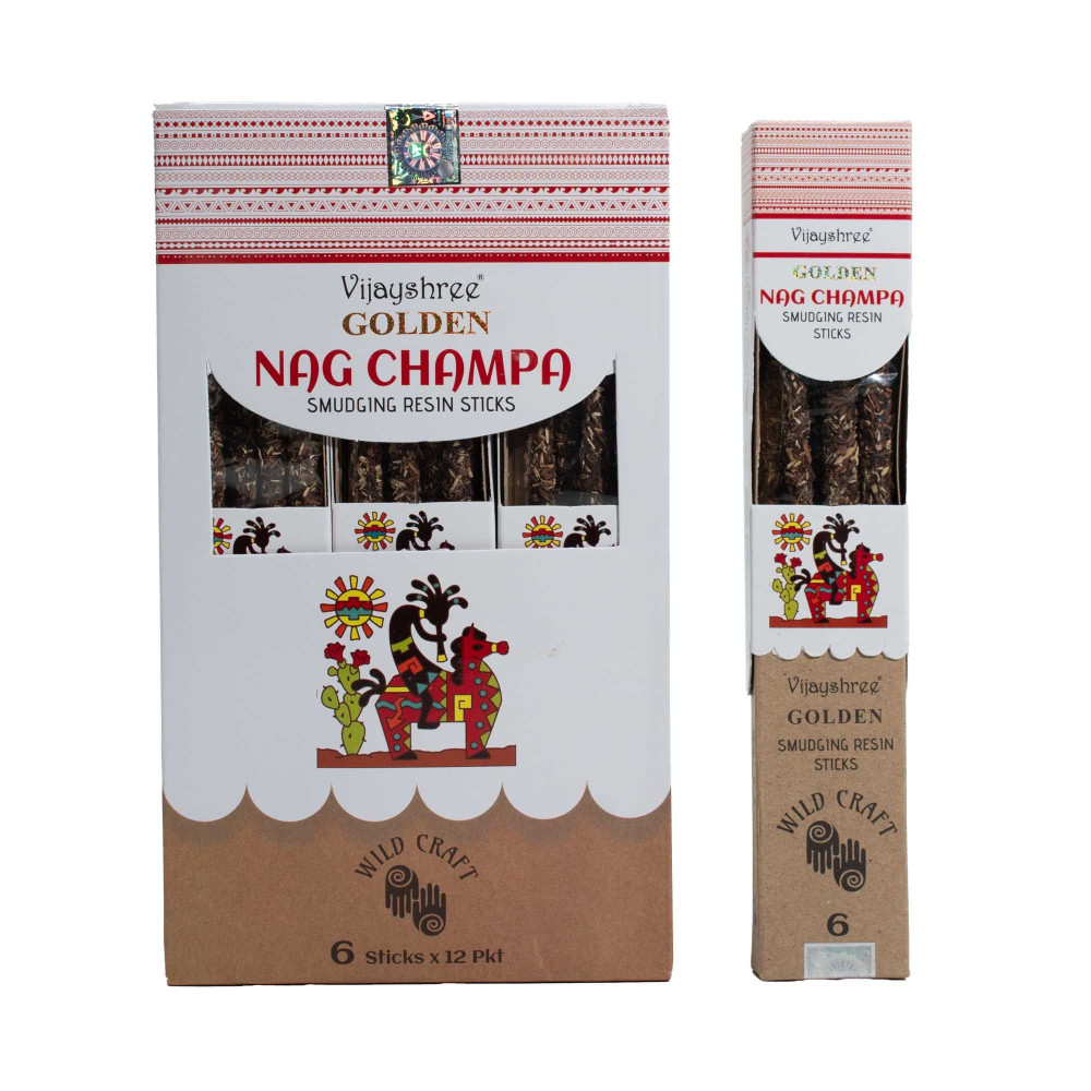 Bâtons de résine de maculage Golden Nag Champa - 30 g
