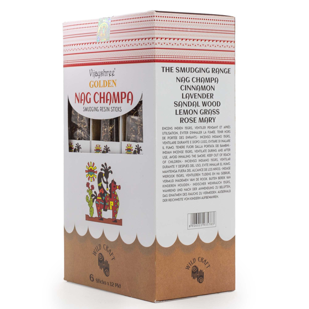 Bâtons de résine de maculage Golden Nag Champa - 30 g