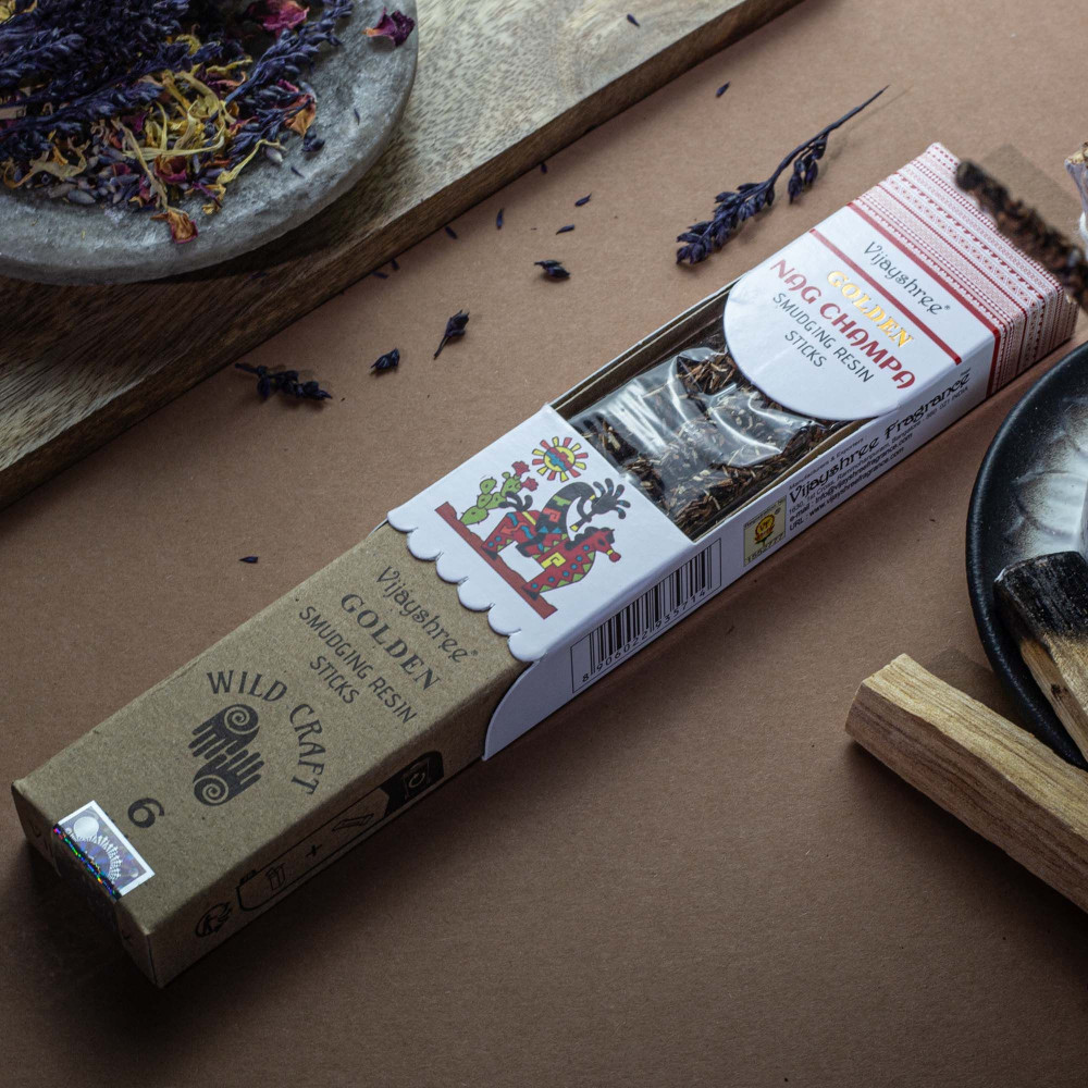 Bâtons de résine de maculage Golden Nag Champa - 30 g