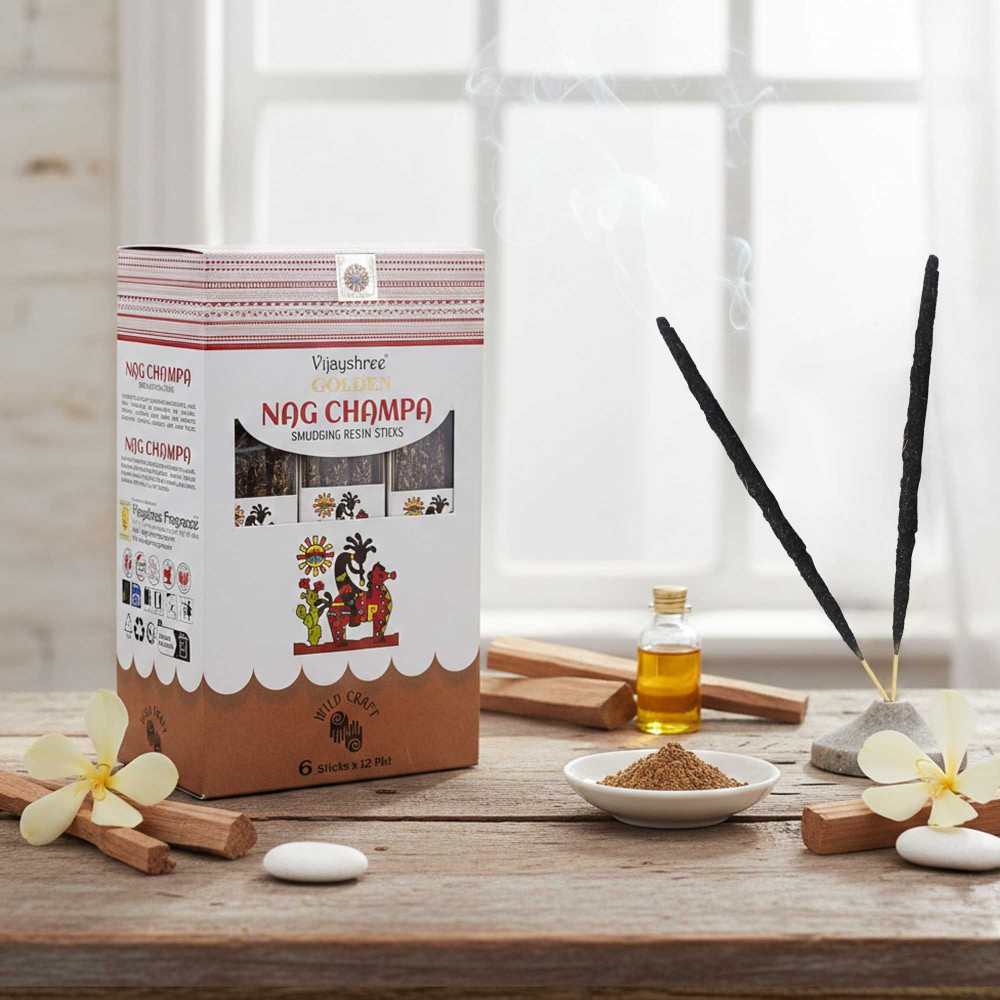 Bâtons de résine de maculage Golden Nag Champa - 30 g