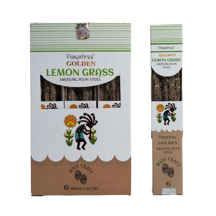 Bâtonnets de résine de citronnelle dorée pour la purification - 30 g