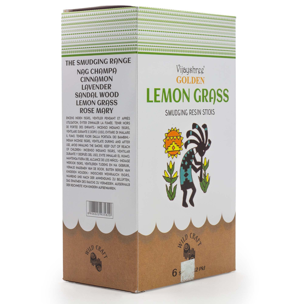 Bâtonnets de résine de citronnelle dorée pour la purification - 30 g