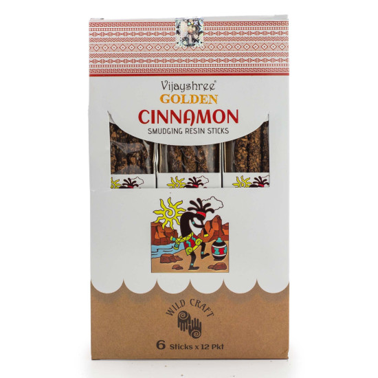 Bâtonnets de résine de fumigation à la cannelle dorée - 30 g