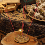 Porte-encens champignon - Effet laiton