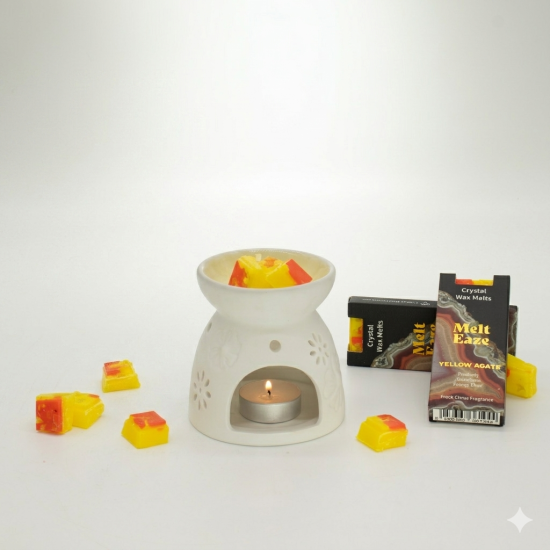 Fondants parfumés MeltEaze 50 g - Éclat doré - Agrumes Frais