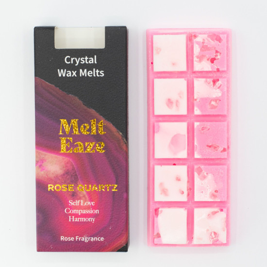 Fondants parfumés MeltEaze 50 g - Amour de quartz rose - Rose