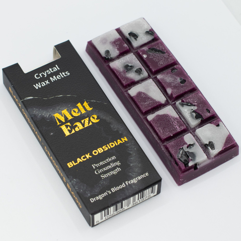 Fondants parfumés MeltEaze 50 g - Bouclier d'obsidienne - Sang de dragon